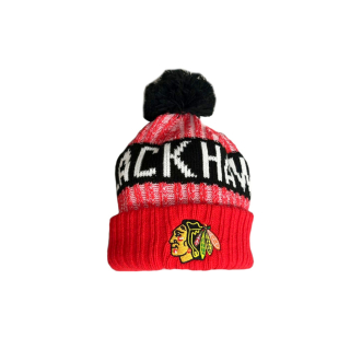 NHL Zimná Čiapka CAP KNIT Chicago Blackhawks Junior