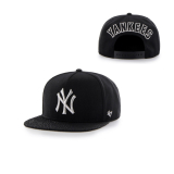 47 BRAND Šiltovka MLB METALIC SNAPBACK New York Yankees Silver Senior