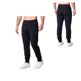Tepláky TRUE Terry Fleece Jogger Pants Black Senior