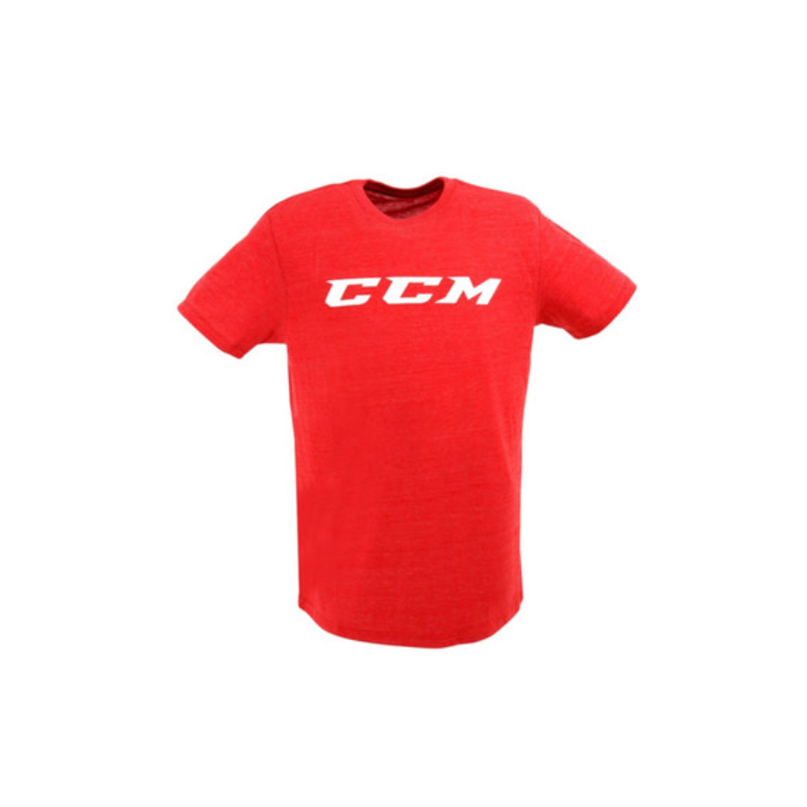 Tričko CCM Big LOGO Červené Youth