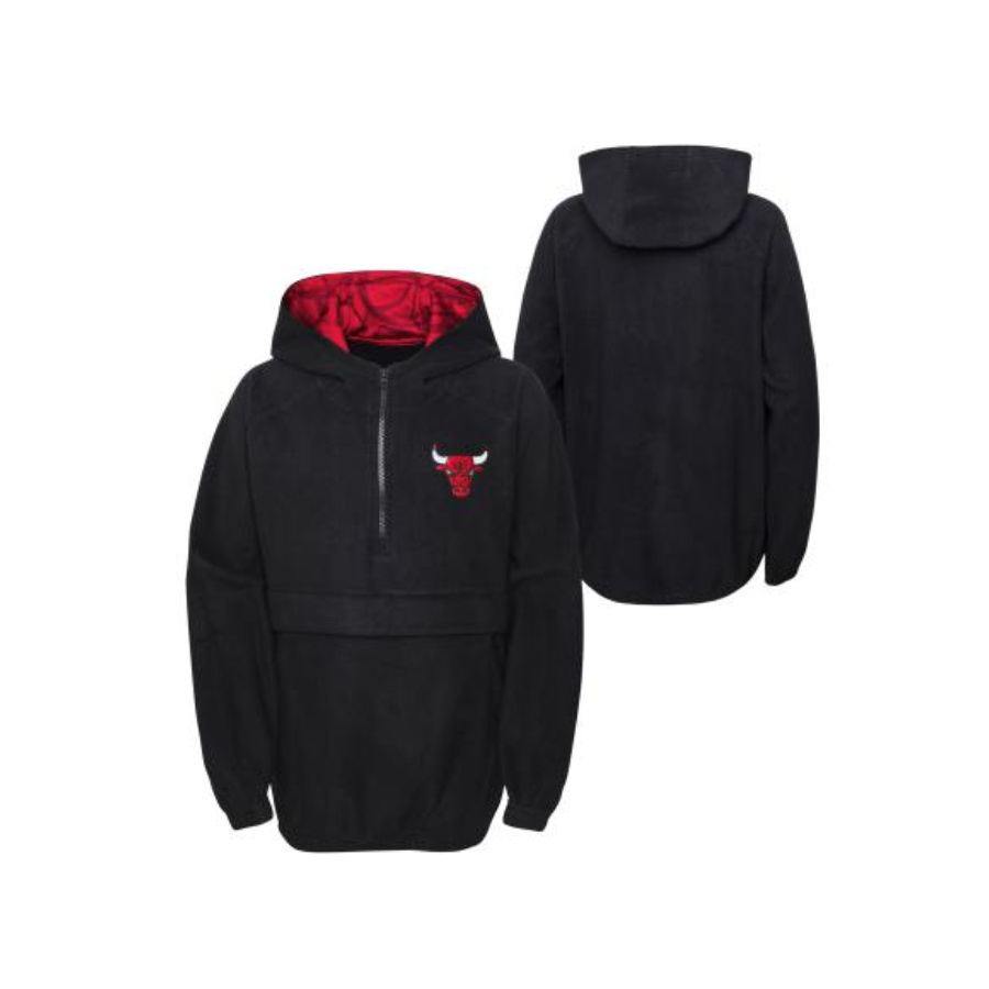 NBA Mikina PANT THE COURT 1/4 ZIP POLAR FLEECE CHICAGO BULLS Junior