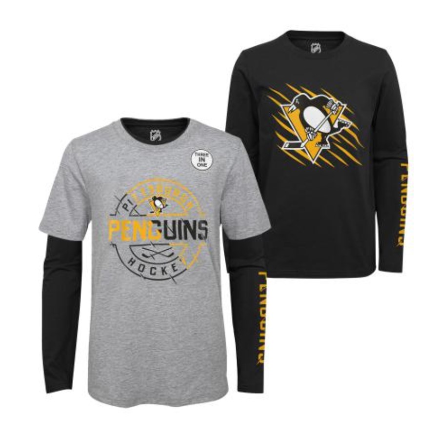 NHL Tričko TWO-WAY FORWARD 3 IN 1 COMBO Pittsburgh Penguins Junior
