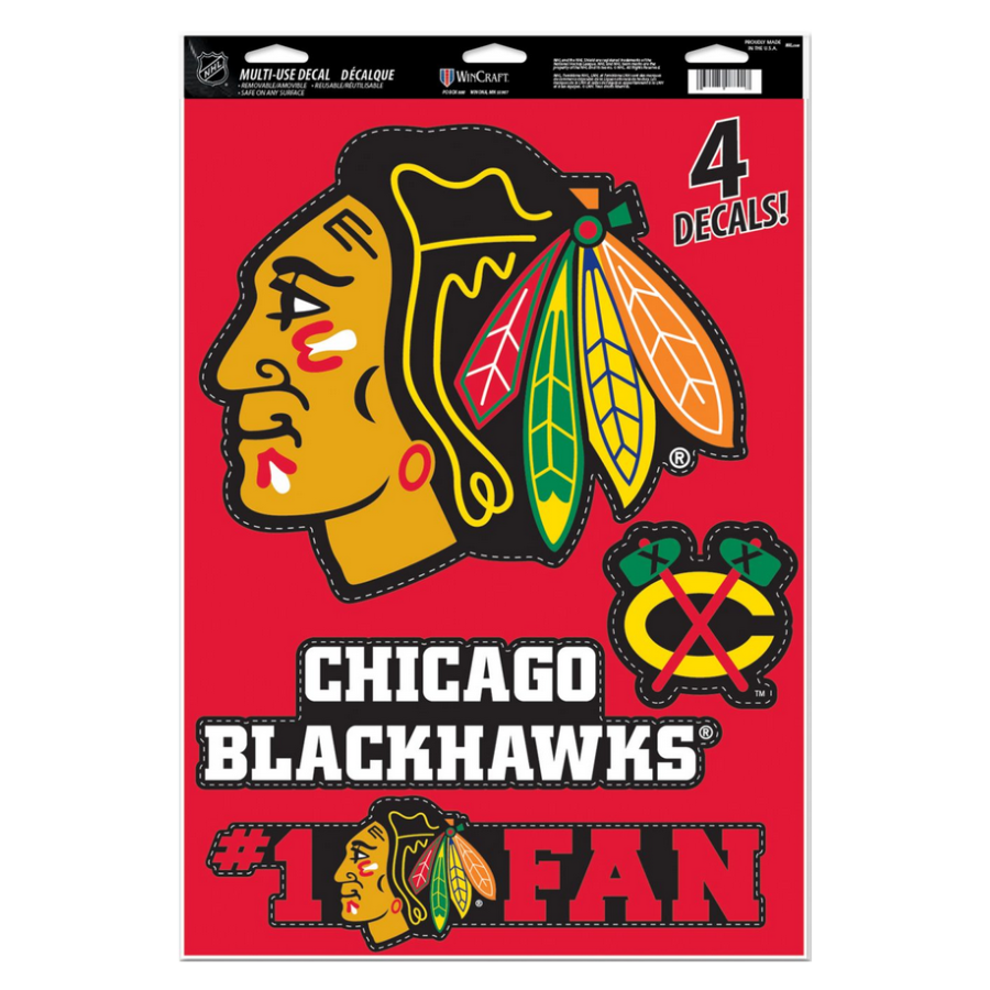 Set samolepiek Wincraft Chicago Blackhawks