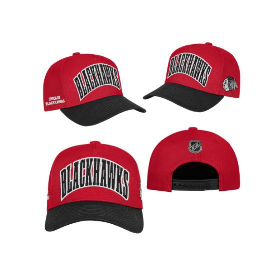 NHL Šiltovka MVP PRO PINCH SNAPBACK Chicago Blackhawks Junior