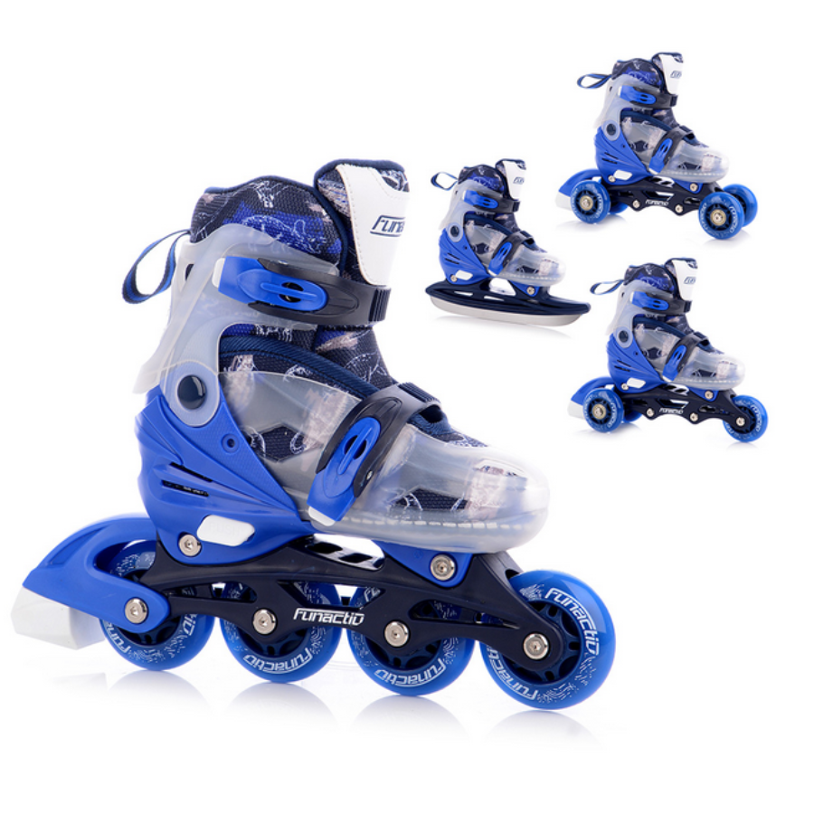 Detské Regulovateľné Korčule FunActiv ADAPT LED 4in1