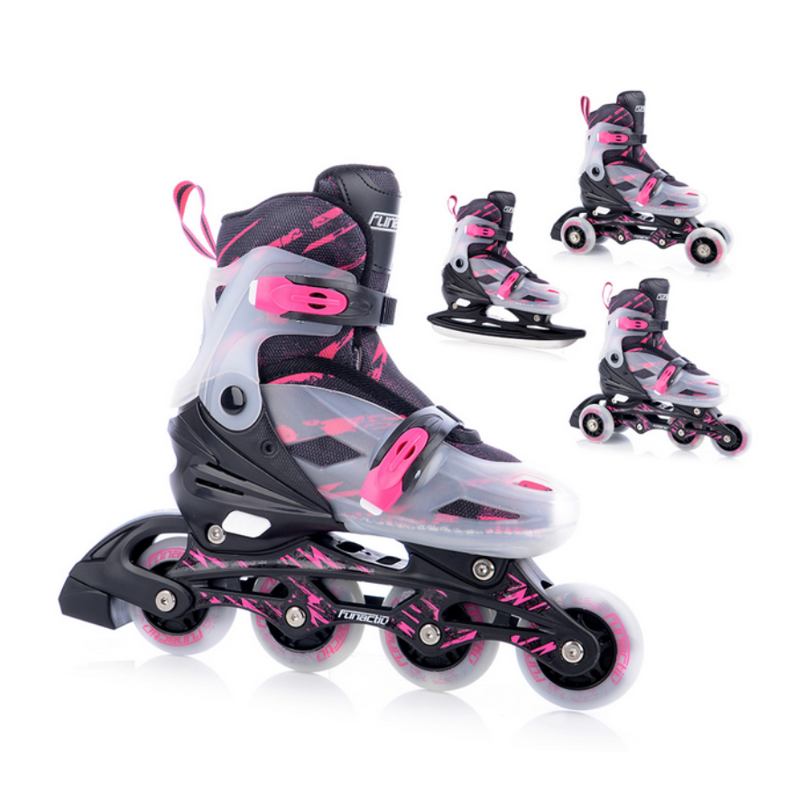 Detské Regulovateľné Korčule FunActiv ADAPT GIRL 4in1