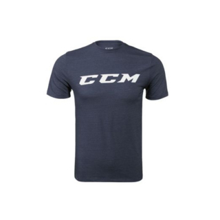 Tričko CCM Logo TEE Tmavomodré Youth